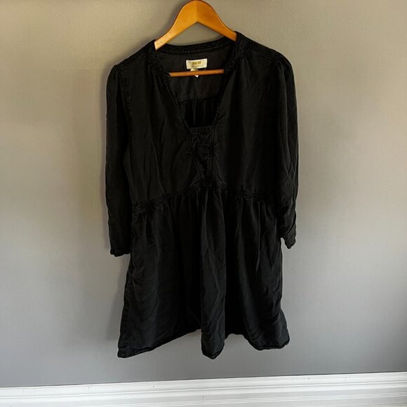 MAEVE by anthropology size small, black long sleeve dress - Picture 3 of 11